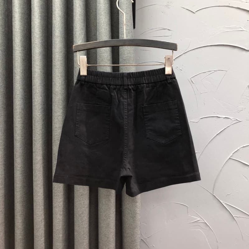 ショートパンツ スカート風デニムショートパンツ