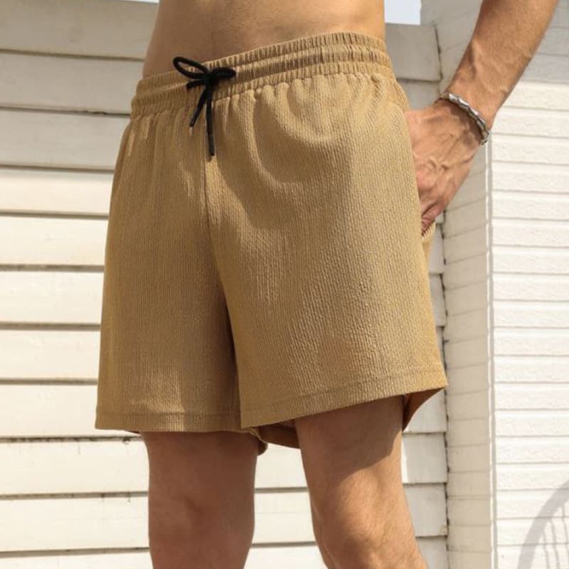 リラックスクレープショートパンツ