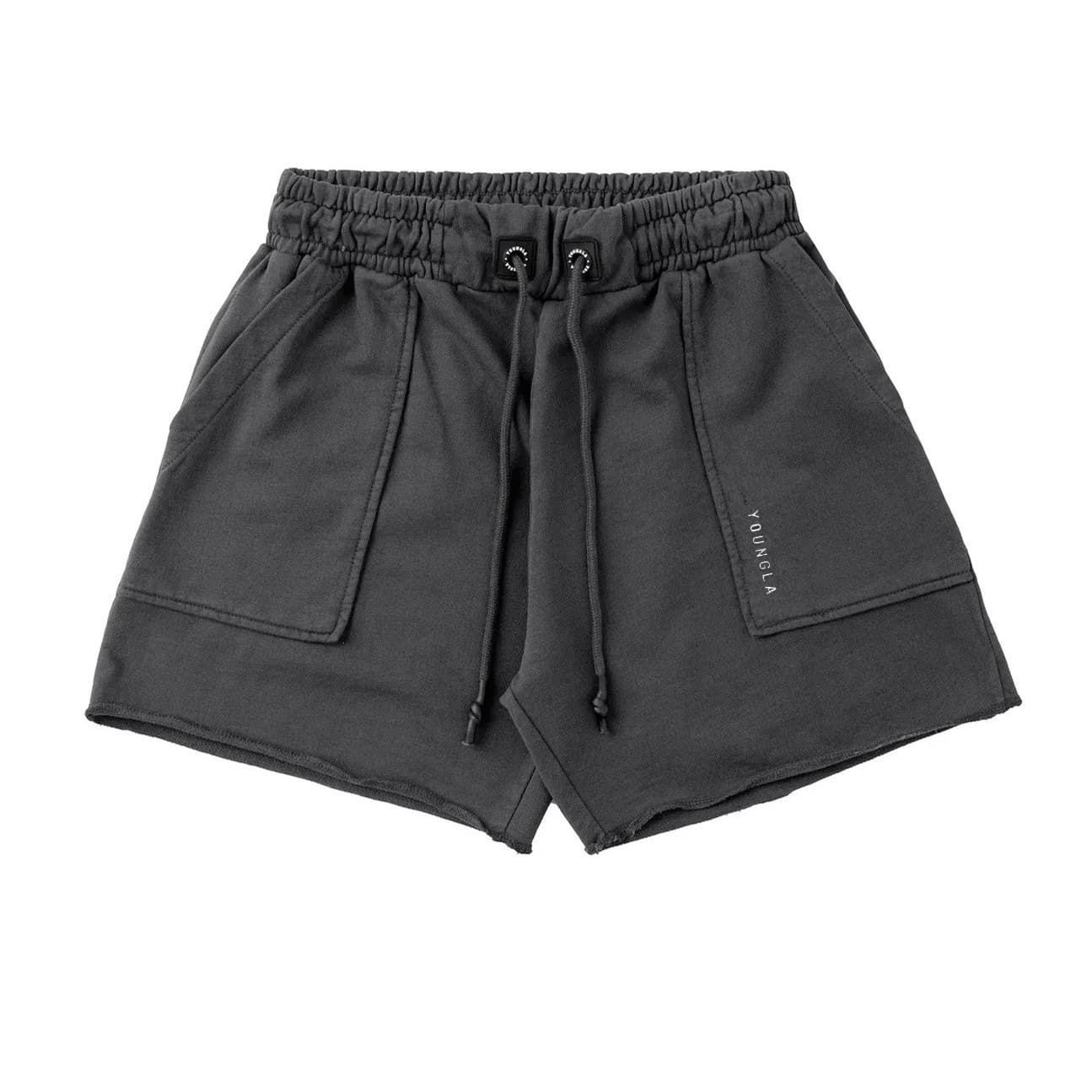 ドローストリング スウェットショートパンツ