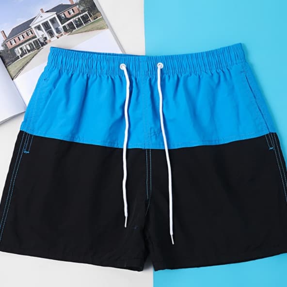 ショートパンツ 夏用バイカラーサーフパンツ