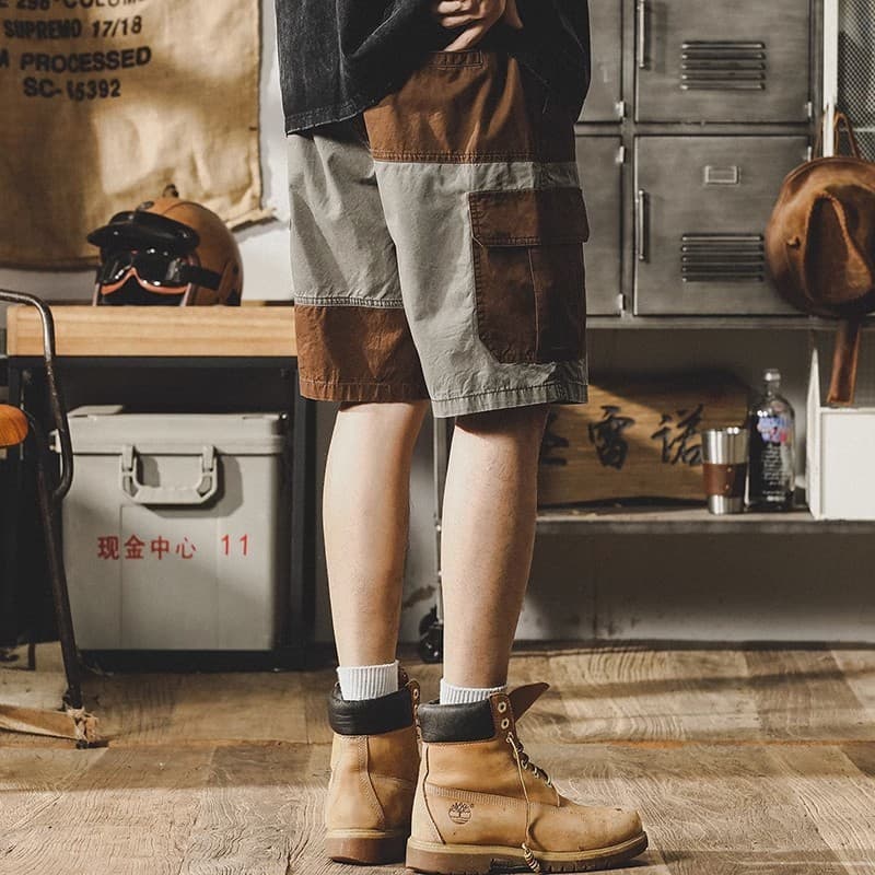 ミリタリー切替ワーク ショートパンツ