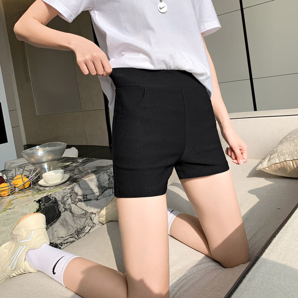 シンプルストレッチショートパンツ