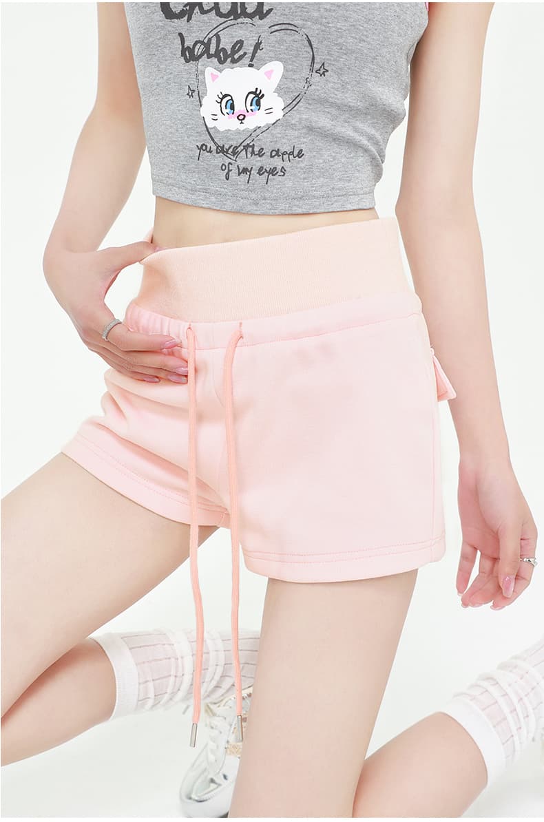 ショートパンツ やわらか素材のリラックスショートパンツ