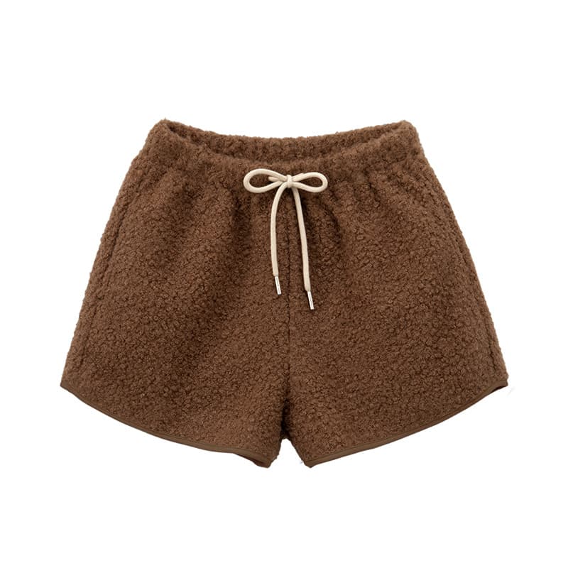 ふわもこベロアショートパンツ