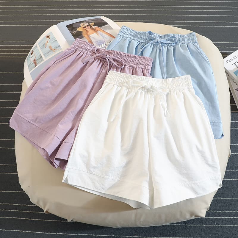 ショートパンツ ふんわり楽ちんリラックスショートパンツ