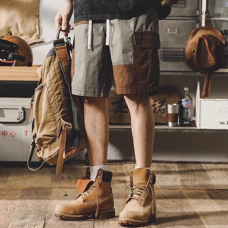 ミリタリー切替ワーク ショートパンツ