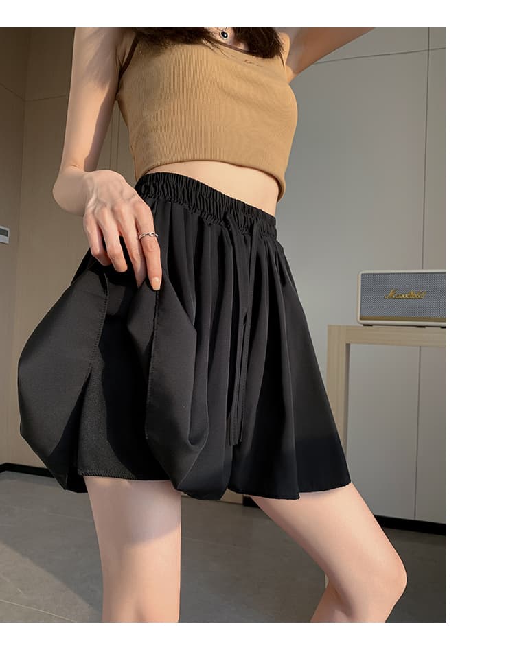 ショートパンツ ふんわりシルエットショートパンツ