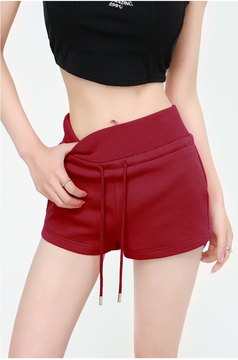ショートパンツ やわらか素材のリラックスショートパンツ