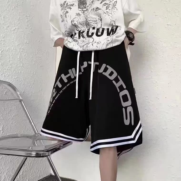 ショートパンツ アーバンストリート風バスケットパンツ