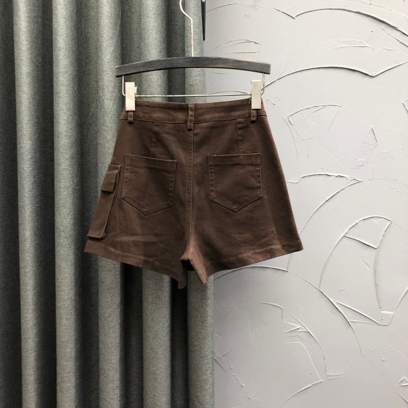 ショートパンツ スカート風デザインショートパンツ
