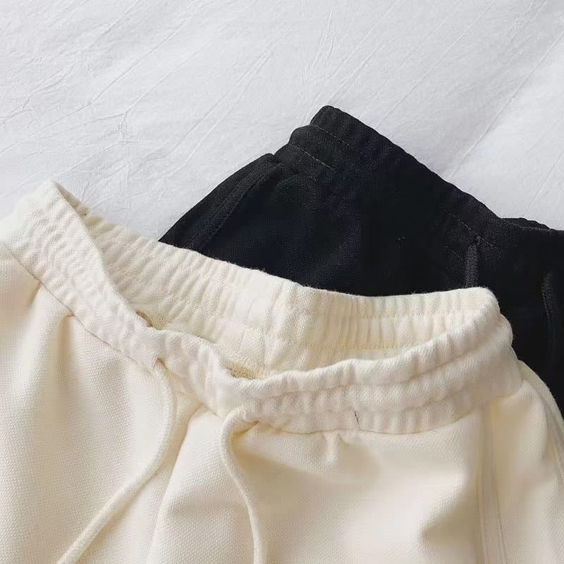 ショートパンツ リラックスワッペンショートパンツ