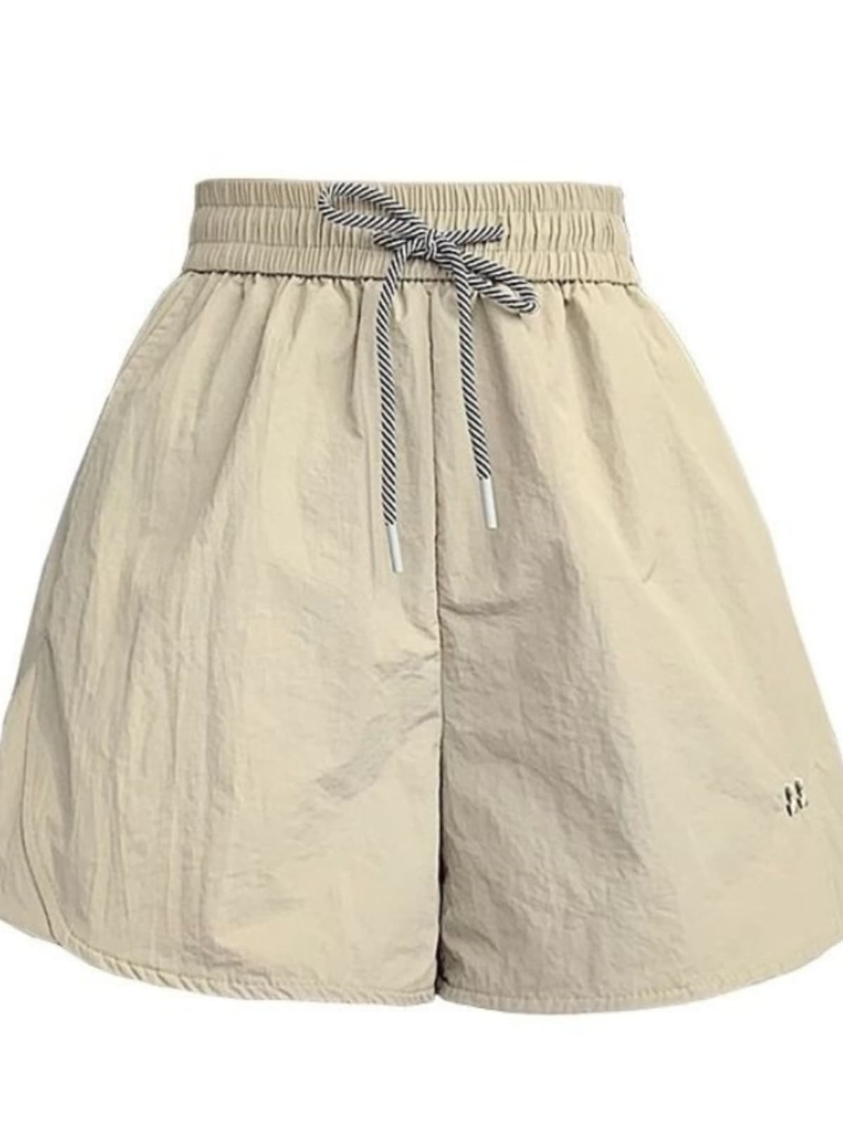 ショートパンツ ふんわりシルエット巾着ショートパンツ