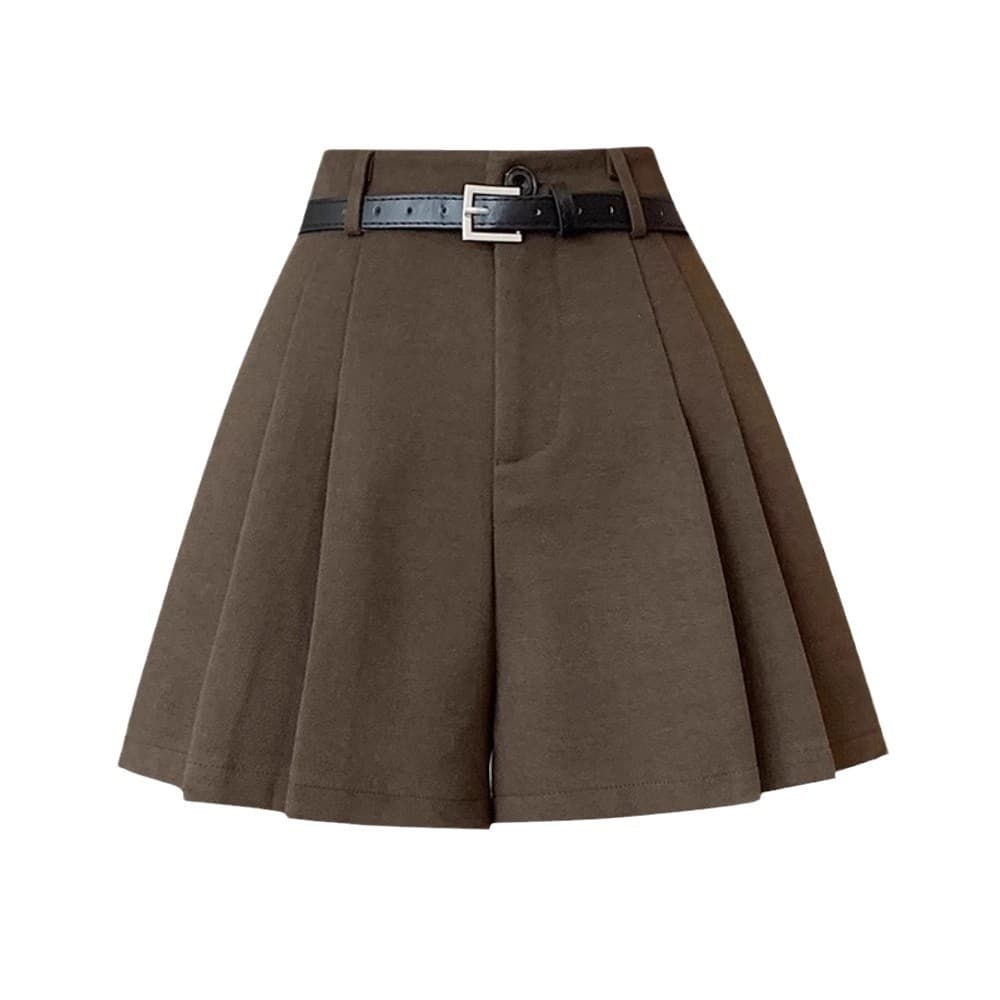 ショートパンツ プリーツミニスカート
