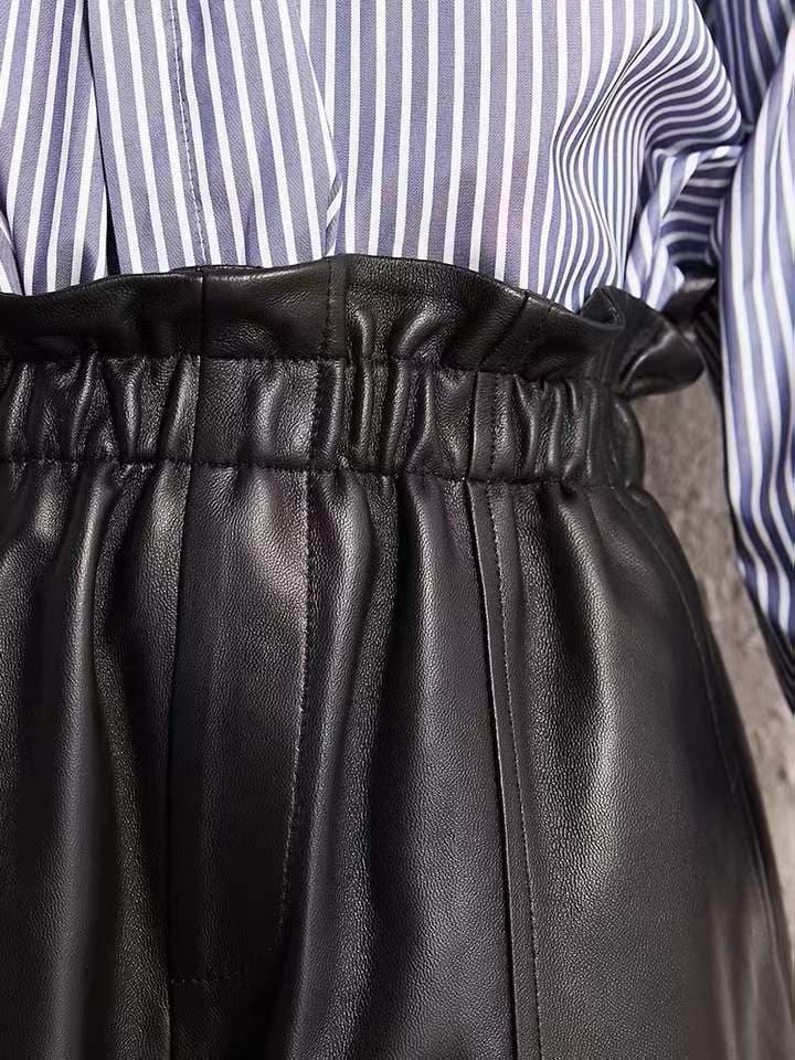 ゆったりウエストギャザーショートパンツ