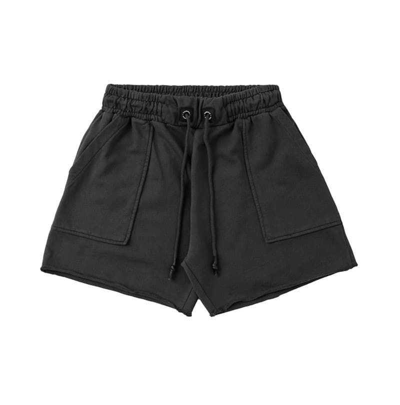 ドローストリング スウェットショートパンツ