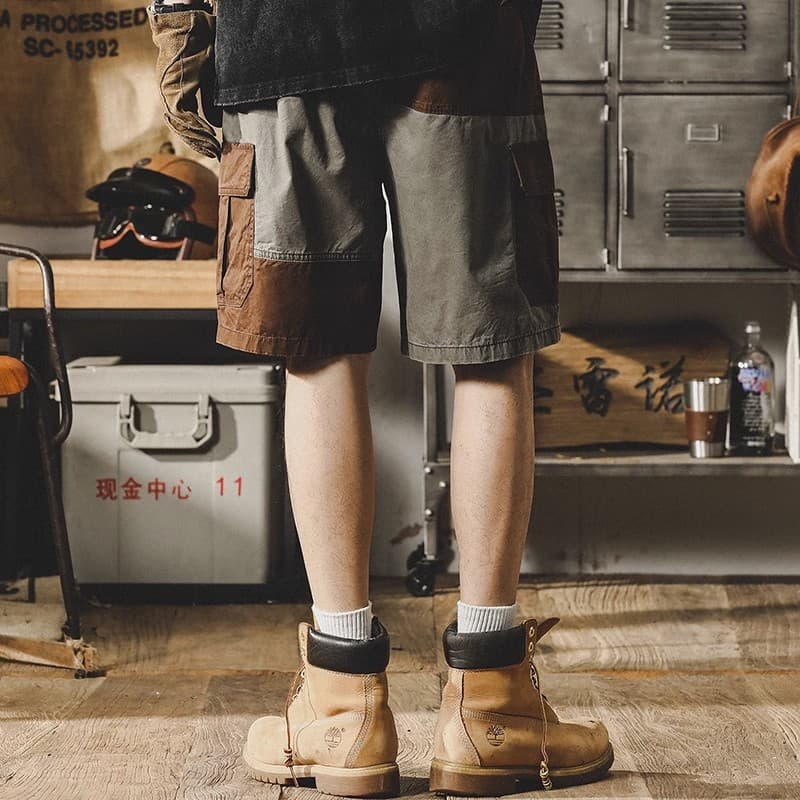 ミリタリー切替ワーク ショートパンツ