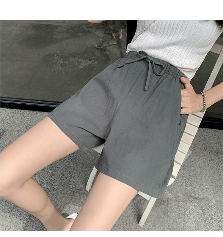 ゆったりドロスト リラックスショートパンツ