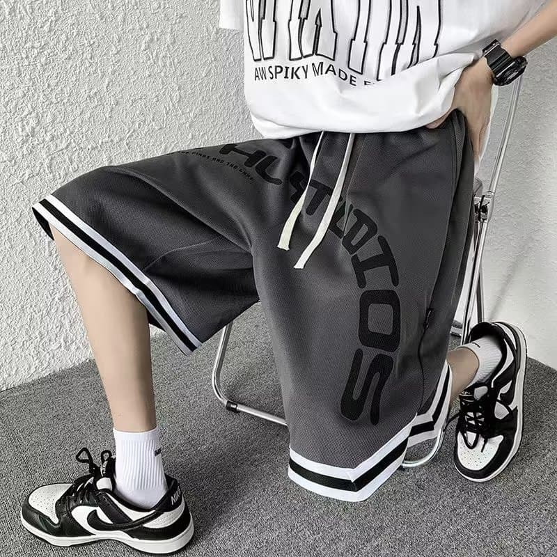 ショートパンツ アーバンストリート風バスケットパンツ
