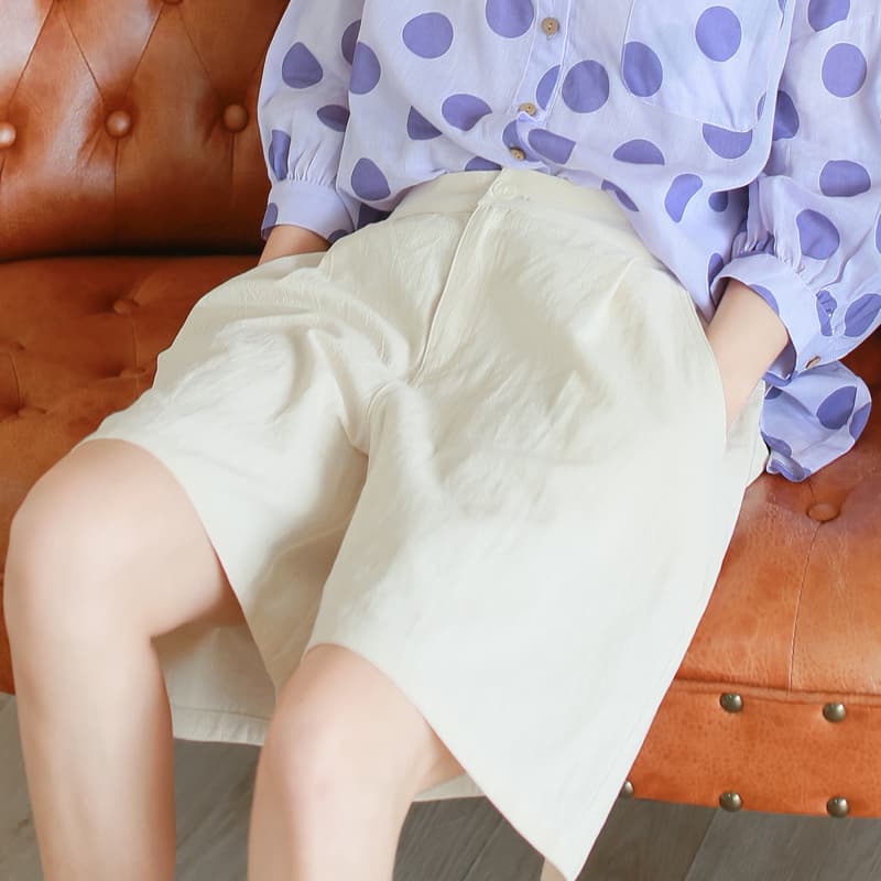 ショートパンツ ゆったりリラックスハーフパンツ
