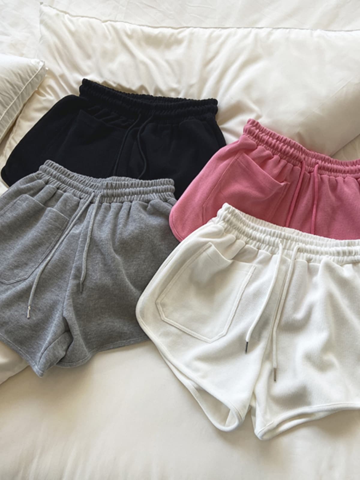 ショートパンツ ふわもこ裏起毛ショートパンツ